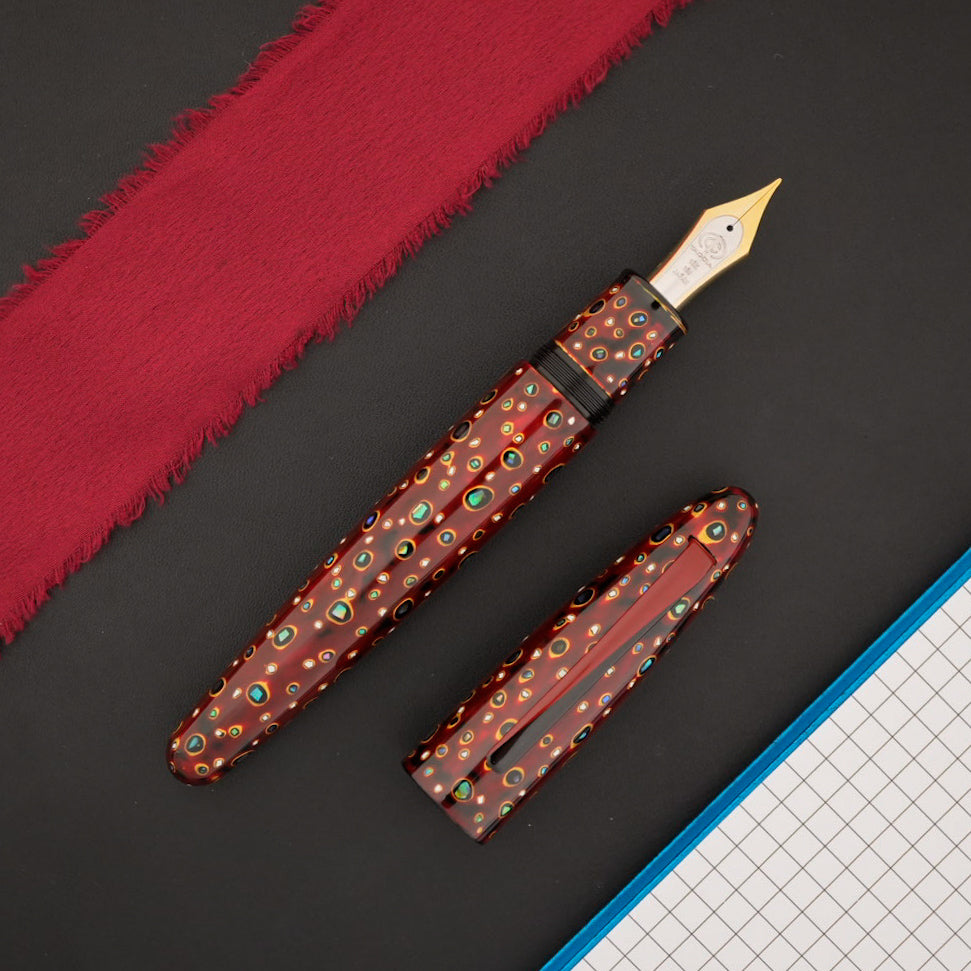 TACCIA Empress Fountain Pen - Shin Tsugaru Nuri Ame-Iro (Limited Edition)