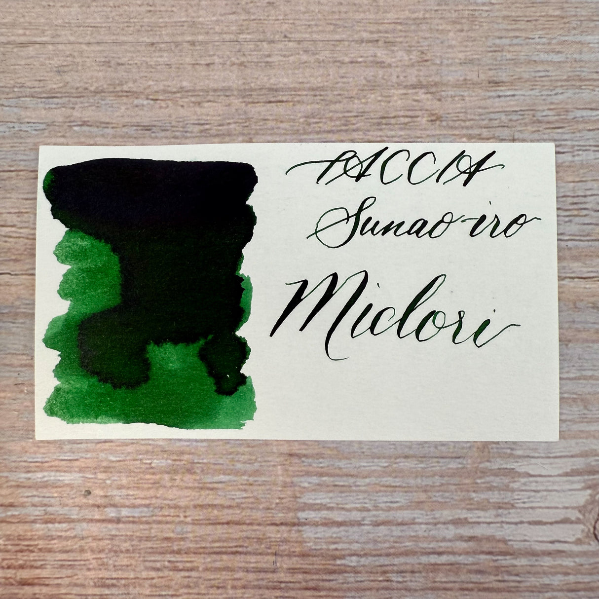 Taccia Sunao-Iro 40ml Bottled Ink - Midori