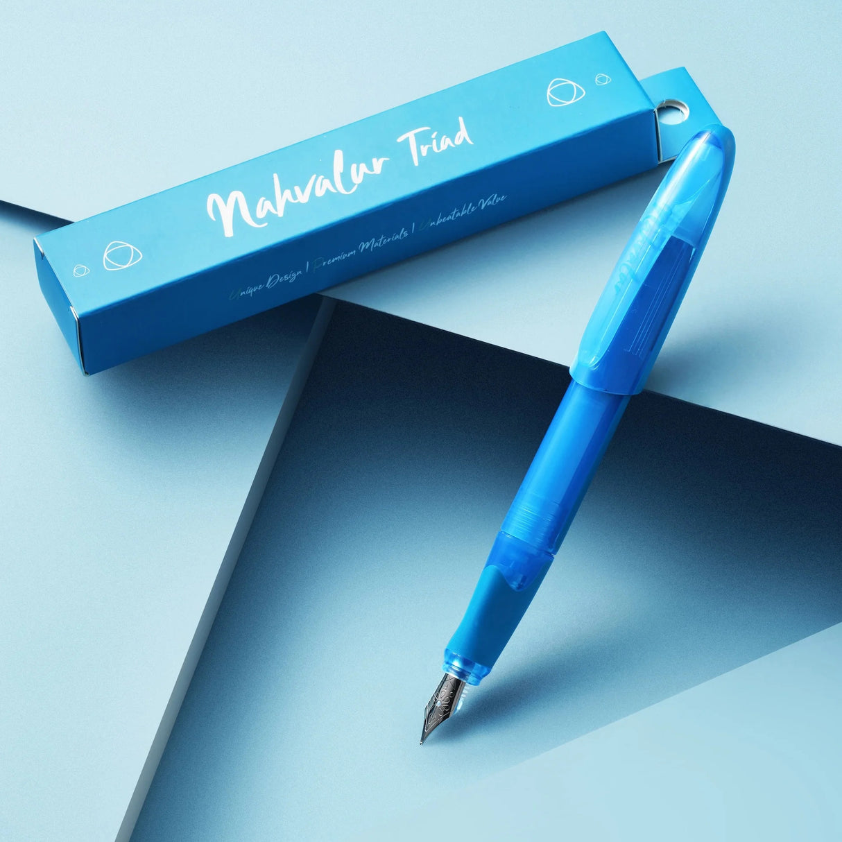 Nahvalur Triad Fountain Pen - Blue