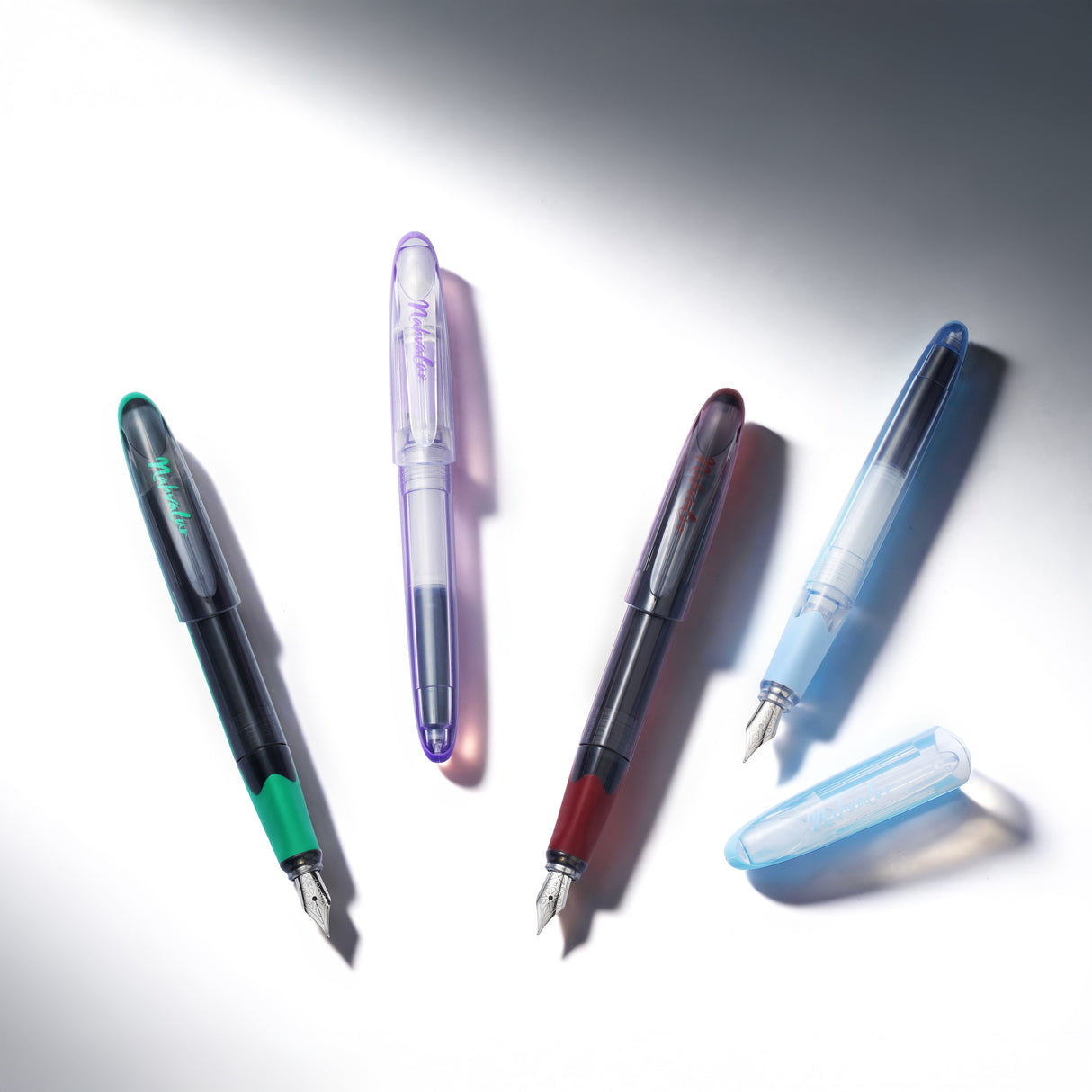 Nahvalur Triad Fountain Pen - Crimson