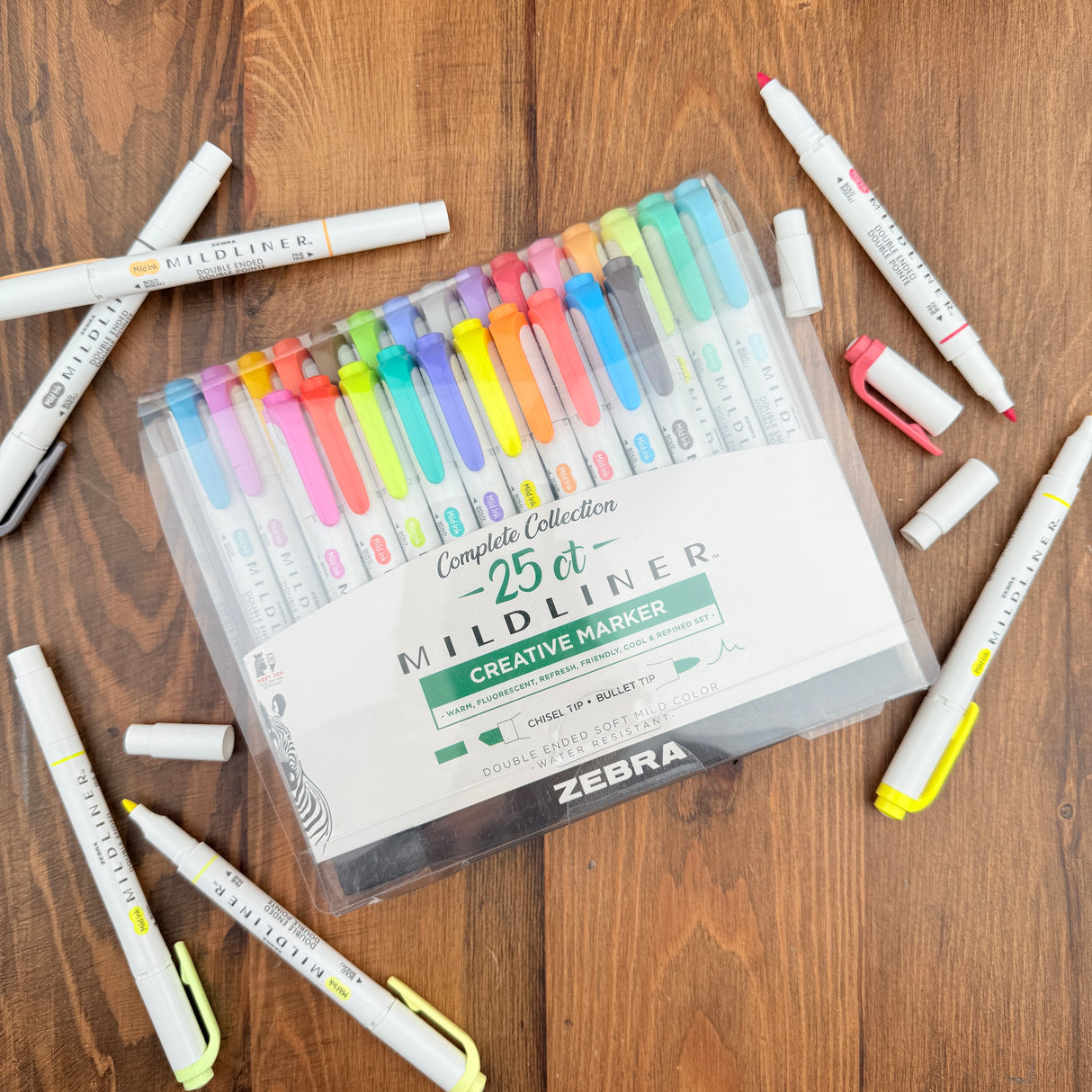 Zebra MILDLINER Double Ended Highlighter (Set of 25)