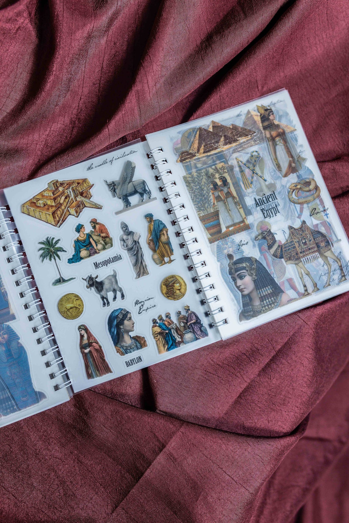 CoraCreaCrafts Antiquity Sticker Book