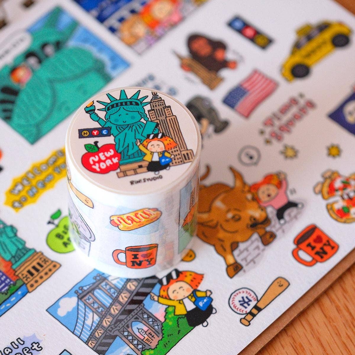 RiN! Studio New York City Die-Cut Washi Tape
