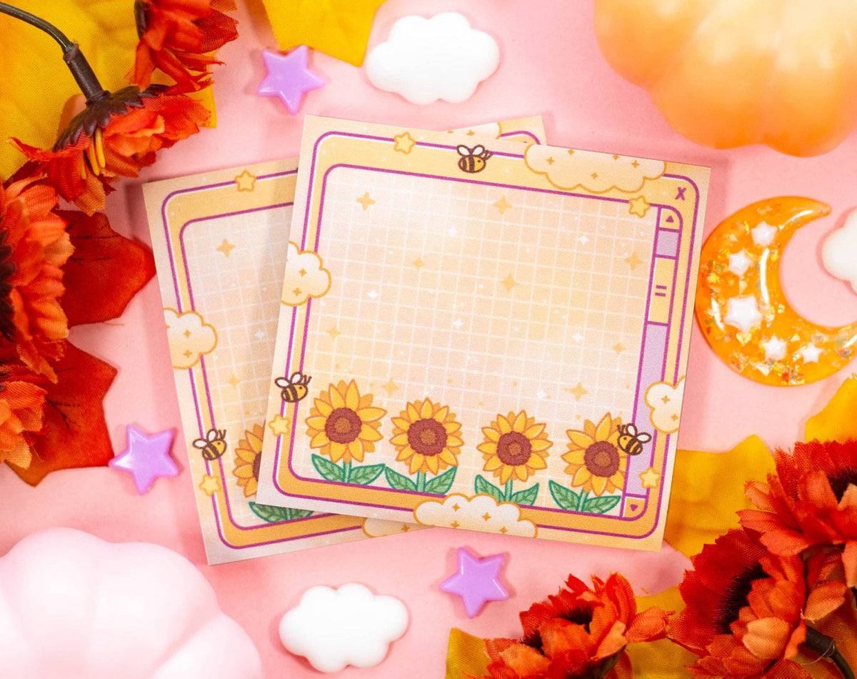 Unicorn Eclipse Sunflower Dreams Sticky Notes