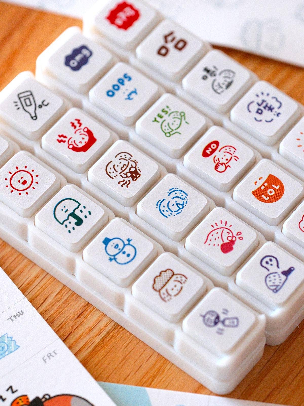 RiN! Studio Mini 6-in-1 Stamp - OMG