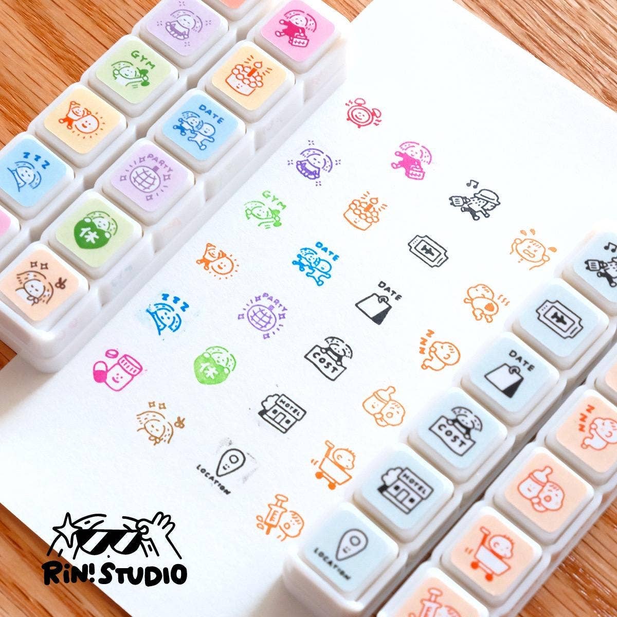 RiN! Studio Mini 6-in-1 Stamp - Travel
