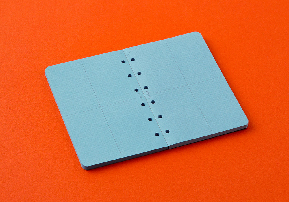 Plotter Blue Paper - 2mm Grid Quadrant Graph - 50 sheets (Mini Size)