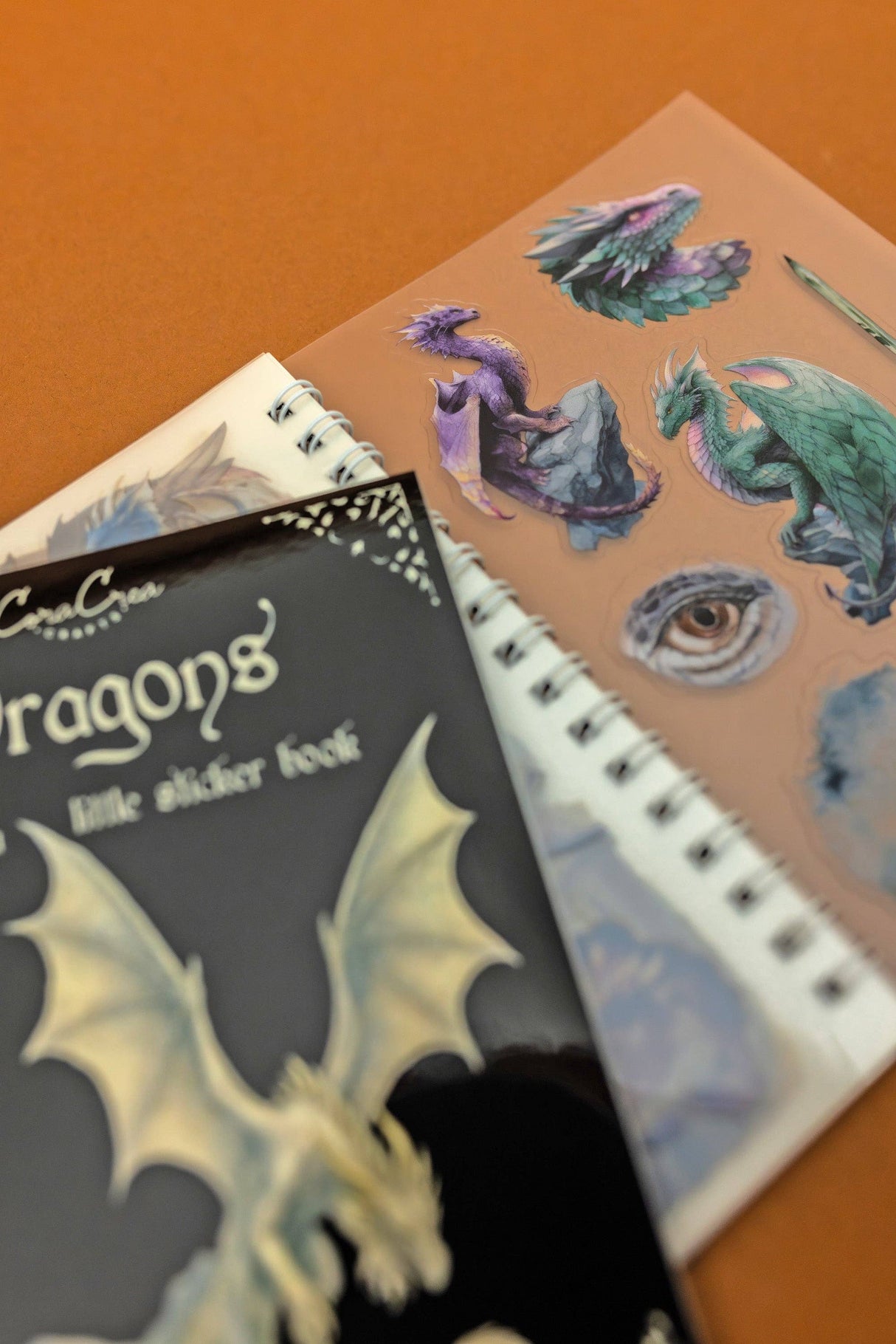 CoraCreaCrafts Dragons Sticker Book