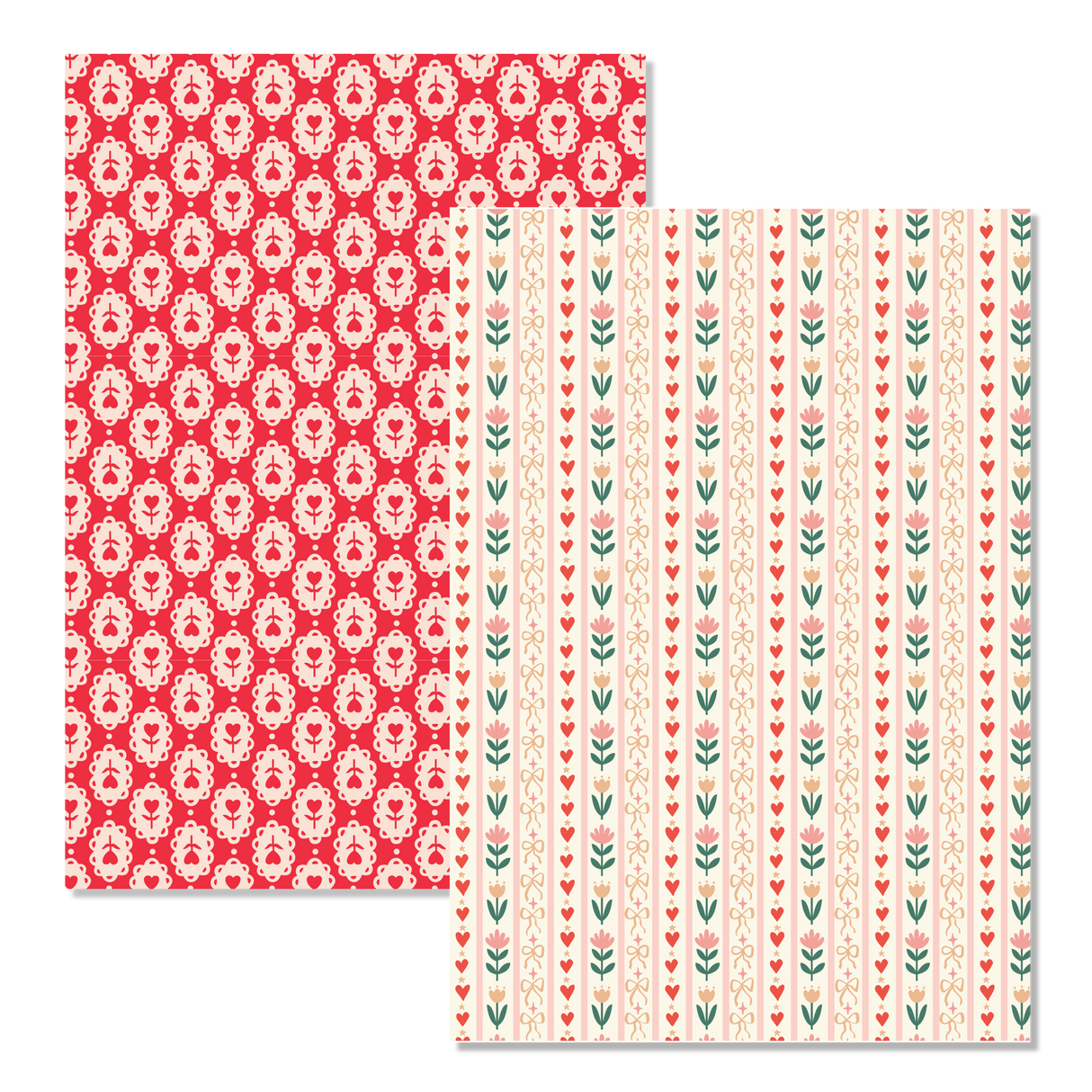 Letters to Apollo - Assorted Scrapbook Paper Bundle (8 Sheets)