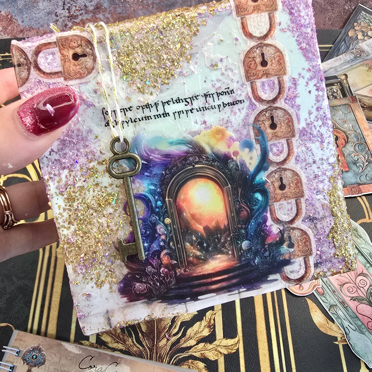 CoraCreaCrafts Lock & Key Sticker Book