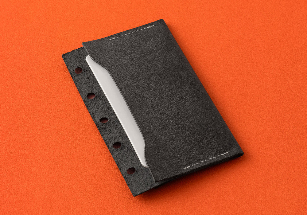 Plotter Leather Card Case - Double Pockets - Mini 5 Size