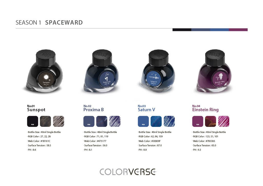 Colorverse Sunspot - 40ml Bottled Ink