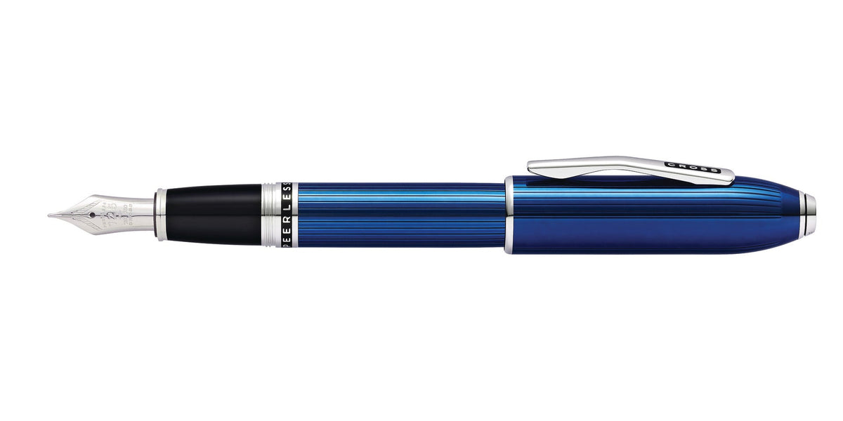 Peerless Translucent Quartz Blue Fountain Pen - view 4