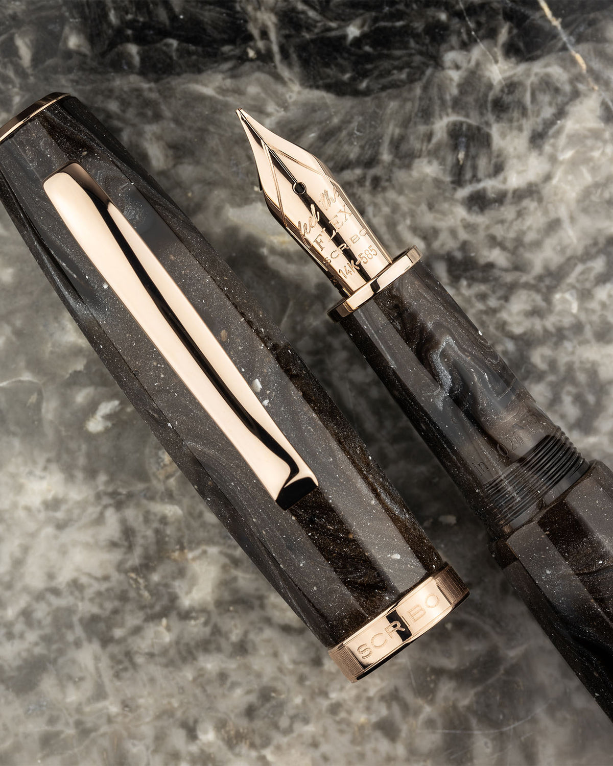 FEEL Nova Stella Rose Gold section and nib