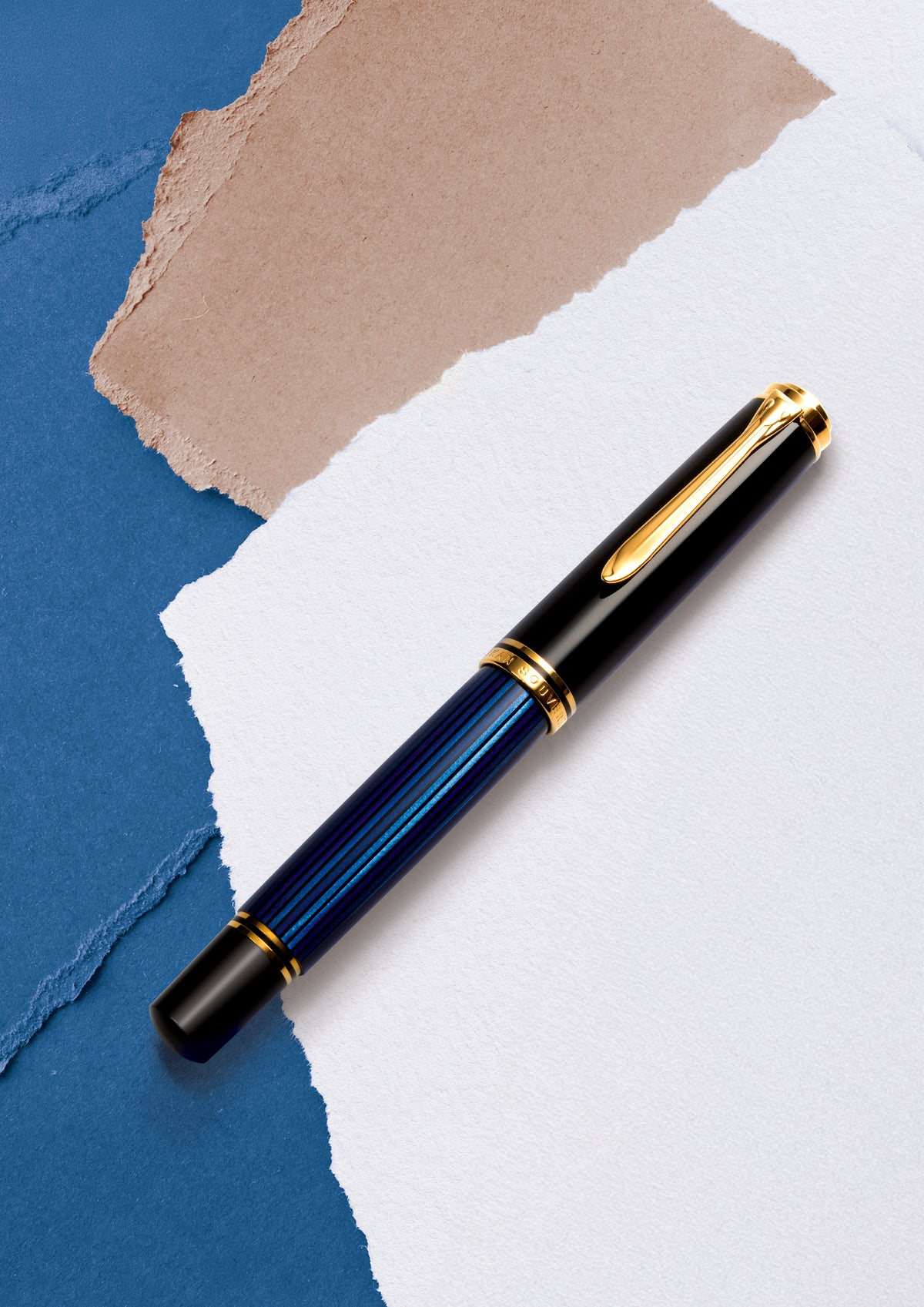 Pelikan Souveran M1000 Fountain Pen - Black-Blue