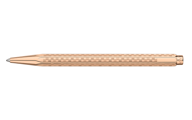 Caran D'Ache Damier Ecridor Ballpoint Pen - Rose Gold