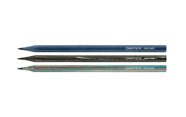 Caran d'Ache Box of 3 Scented Pencils - La Maison Alpine Frost (Special Edition)
