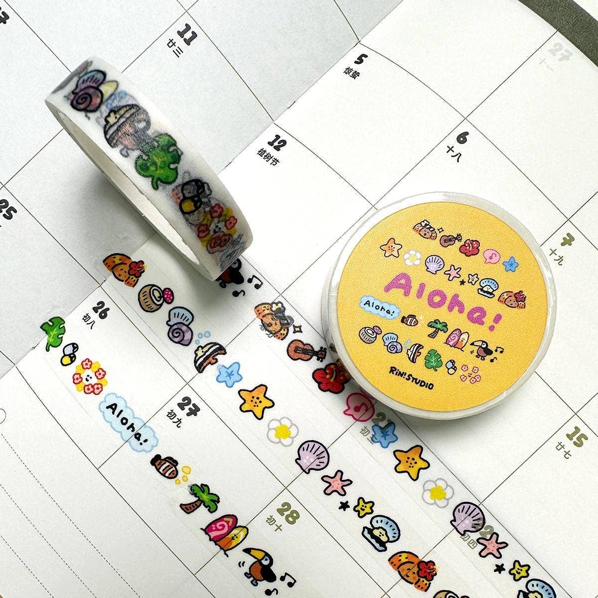 RiN! Studio Aloha Mini Washi Tape