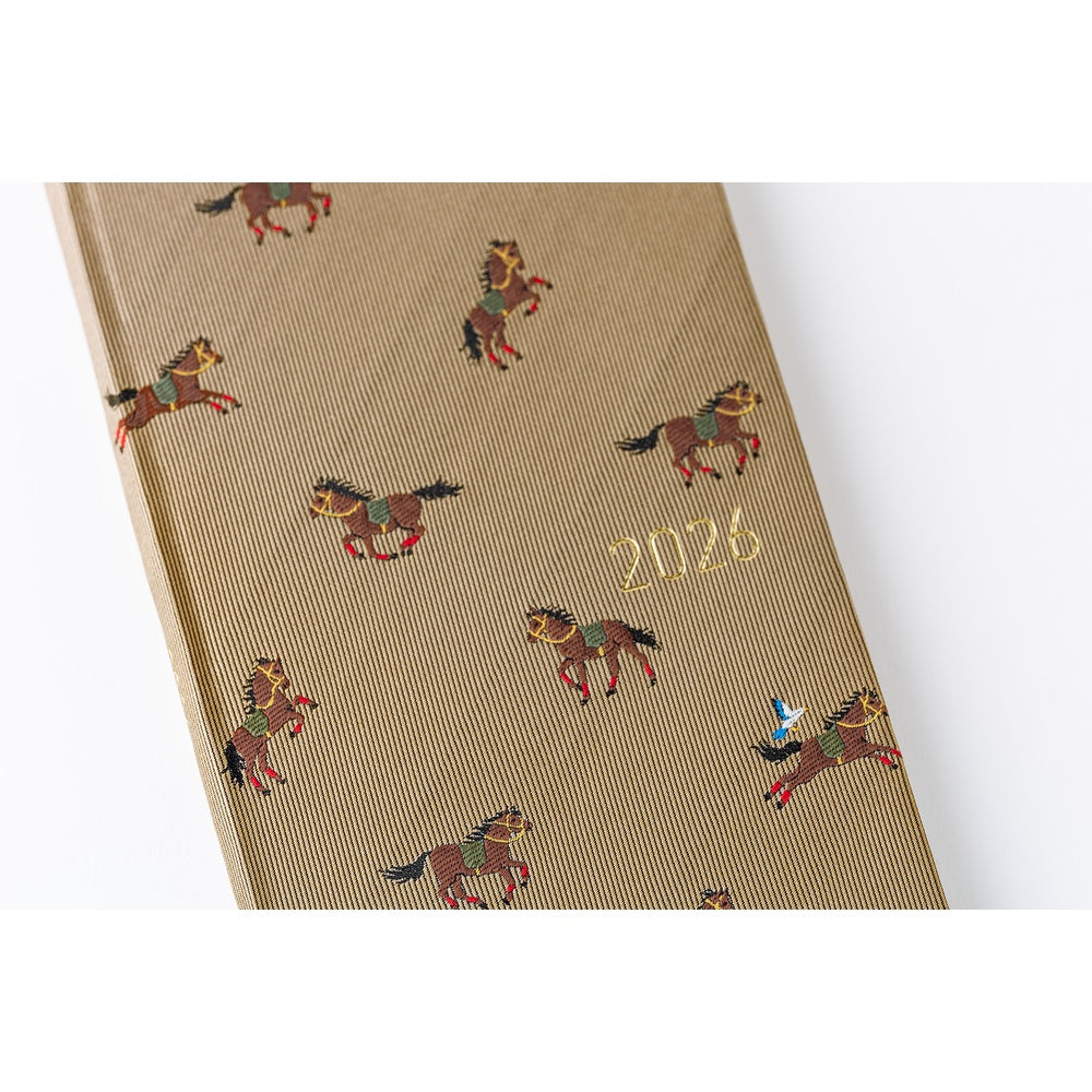Hobonichi Techo Weeks - Bow & Tie: Galloping Horses (April Start)