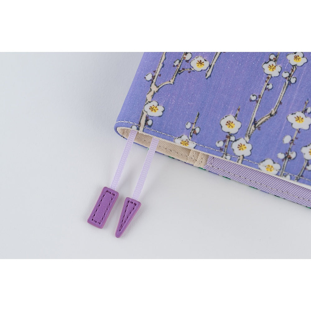 Hobonichi Techo A6 Original Planner Set - Unsodo Bijutsukai (Plum and Dianthus) (April Start)