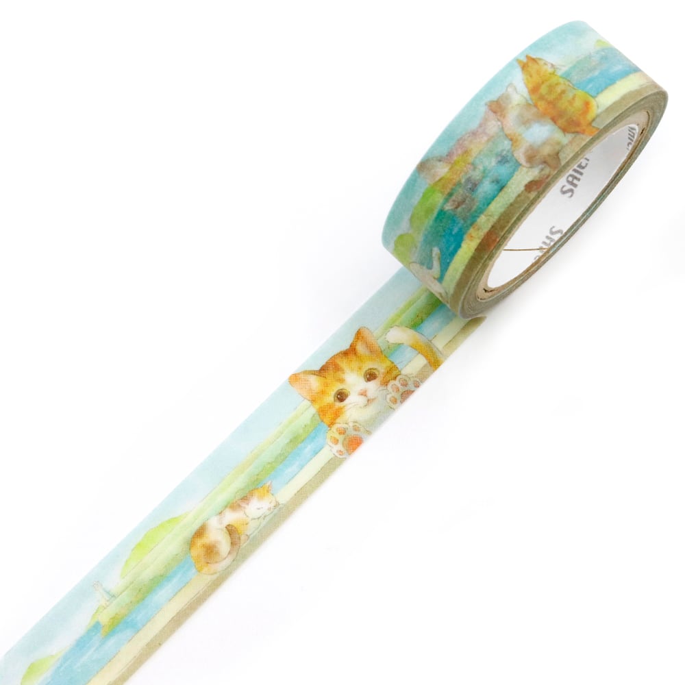 Kamiiso Washi Tape - Island Cats