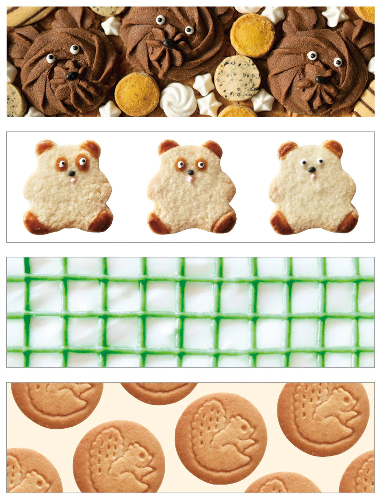 KITTA Portable Washi Decorative Tape -Stamp style Clear -: Memory