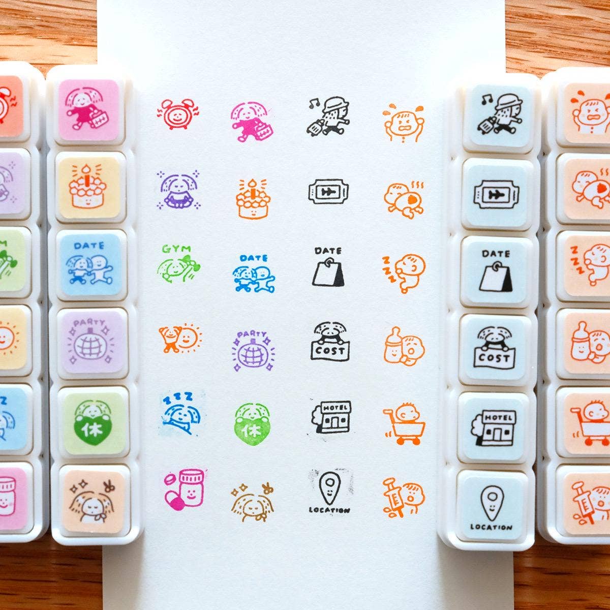 RiN! Studio Mini 6-in-1 Stamp - Routine