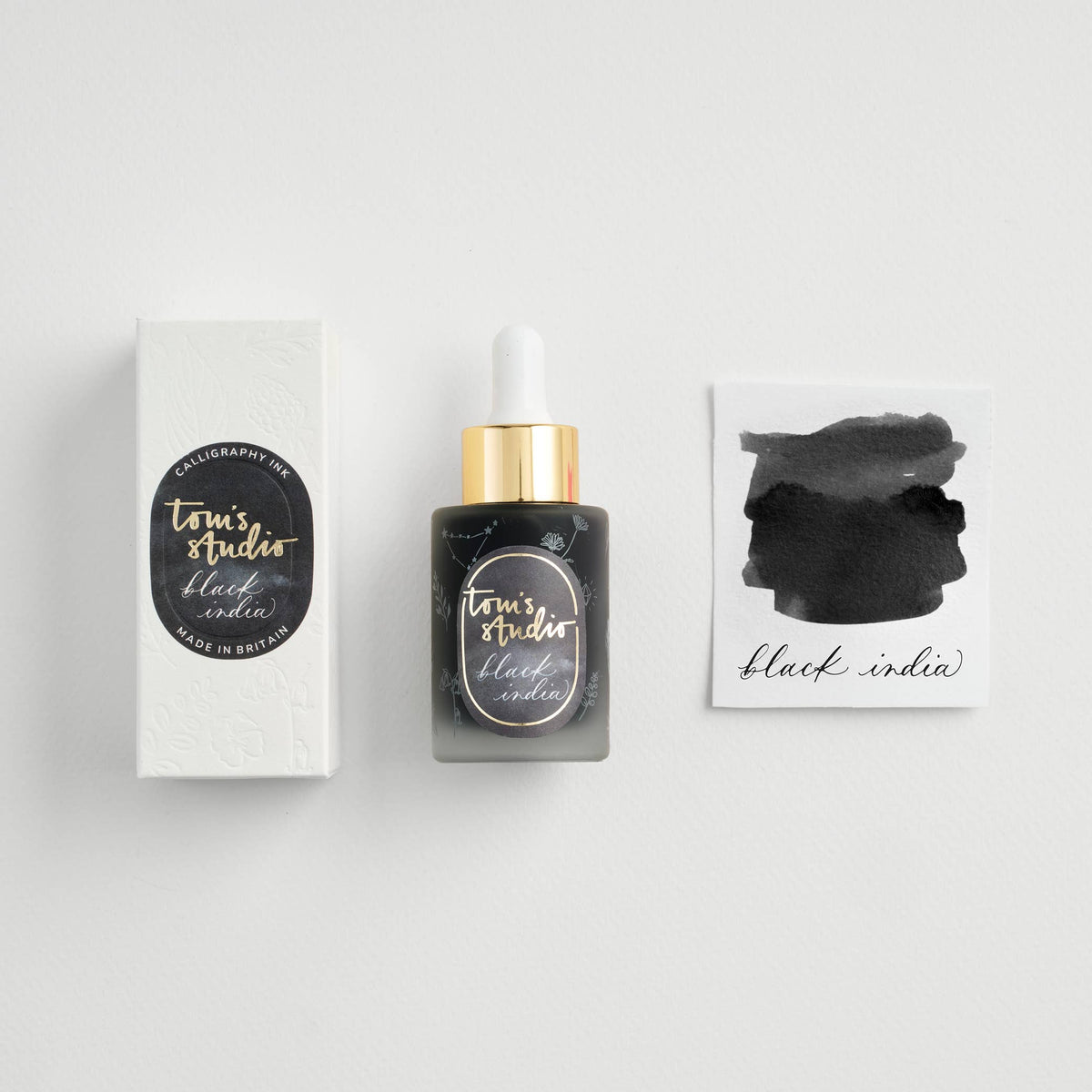 Tom's Studio Black India - Calligraphy Ink