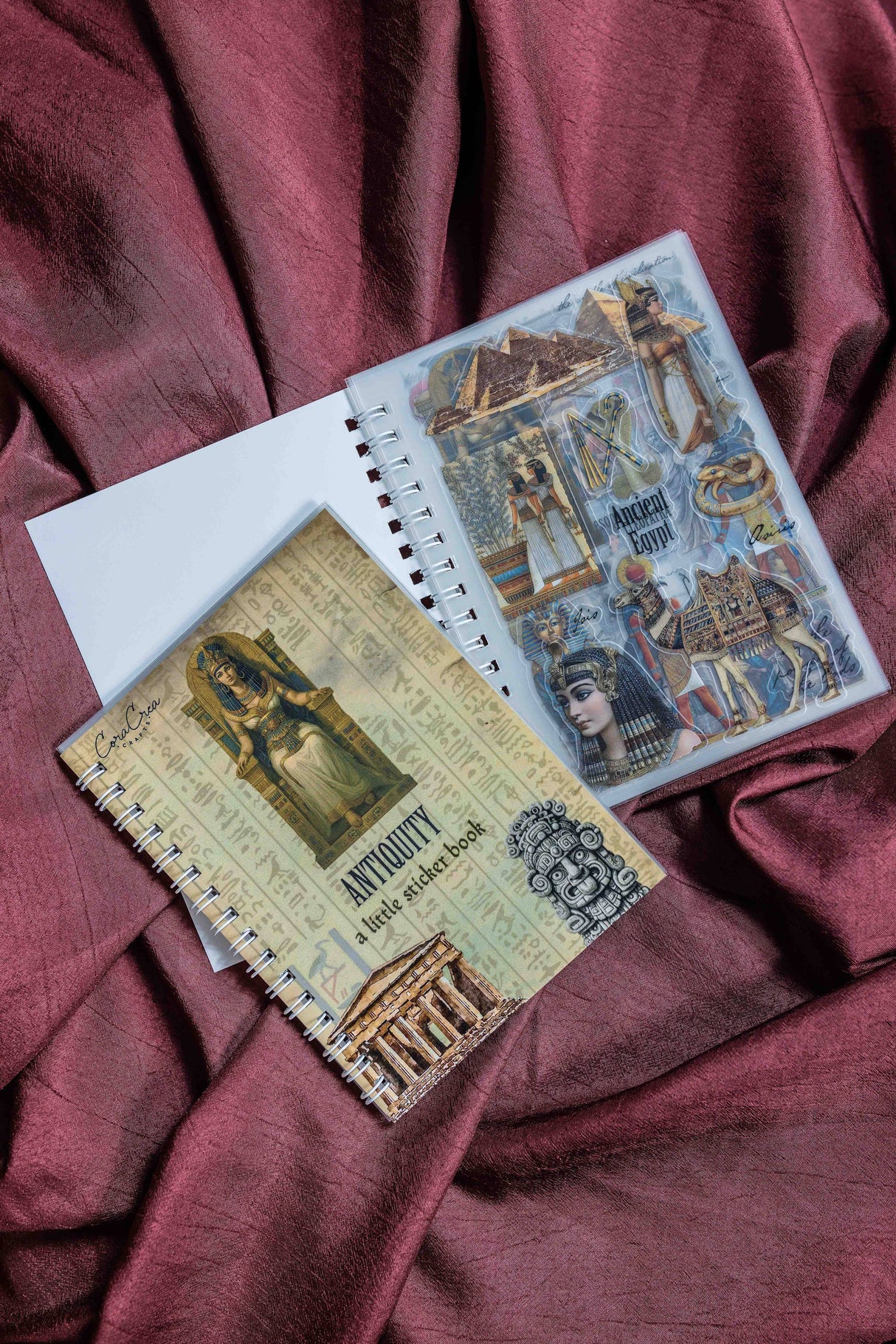 CoraCreaCrafts Antiquity Sticker Book