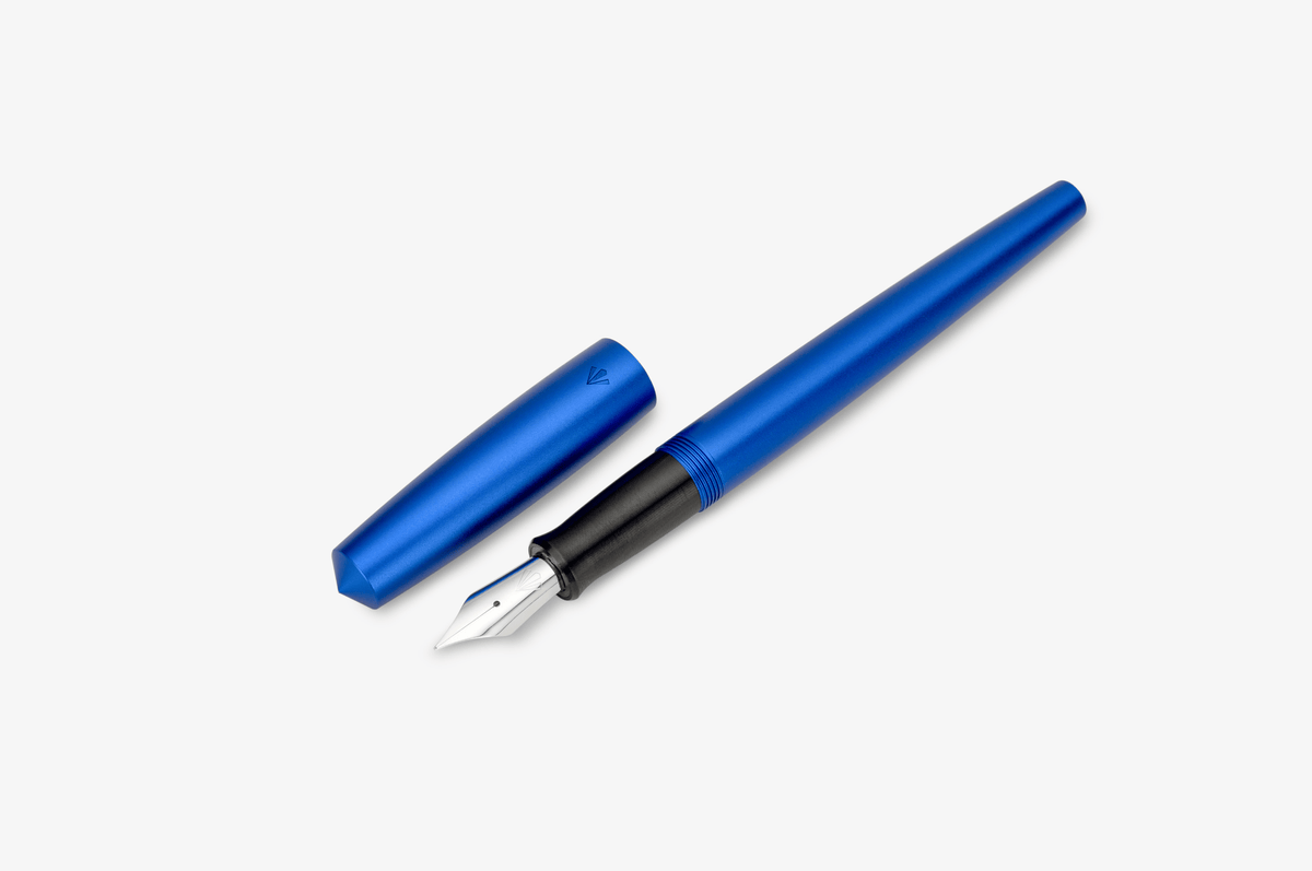 Gravitas Entry Fountain Pen - Aluminum Blue