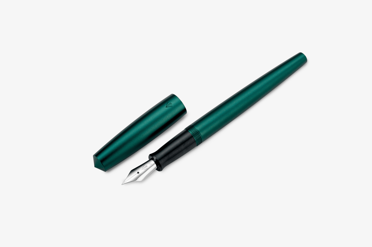 Gravitas Entry Fountain Pen - Aluminum Dark Green