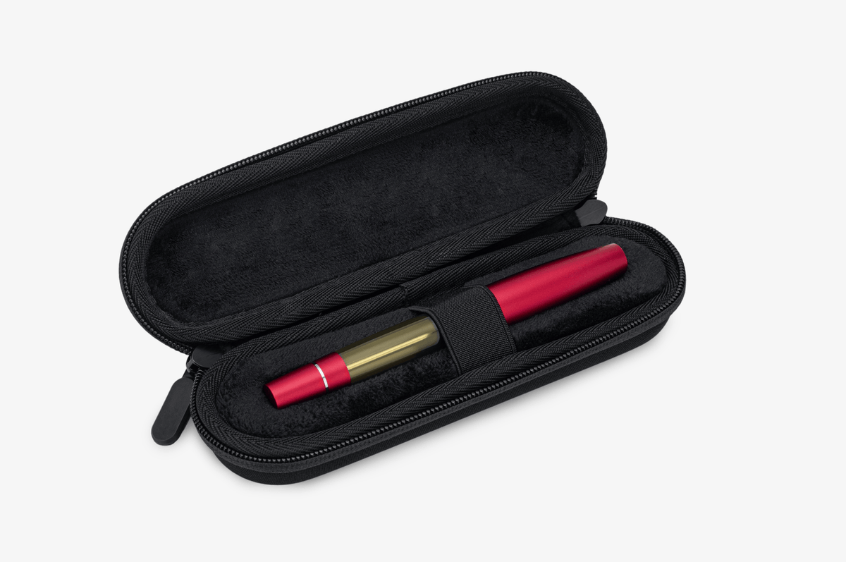 Gravitas Monster Fountain Pen - Aluminum & Ultem Red