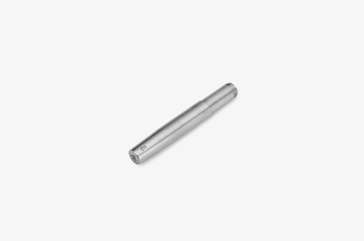 Gravitas Quark Fountain Pen - Raw Grade 5 Titanium