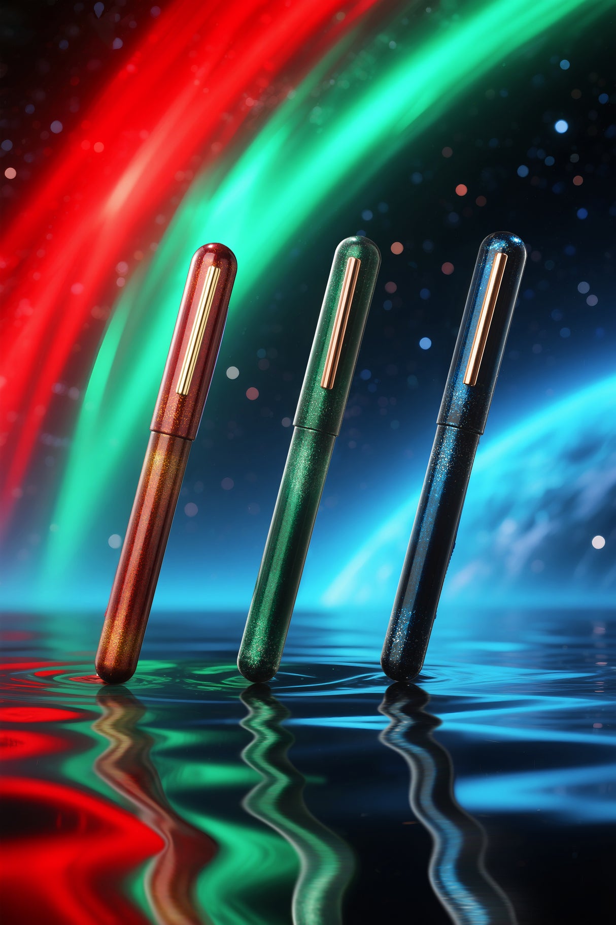 IKKAKU by Nahvalur Fountain Pen - Blood Moon
