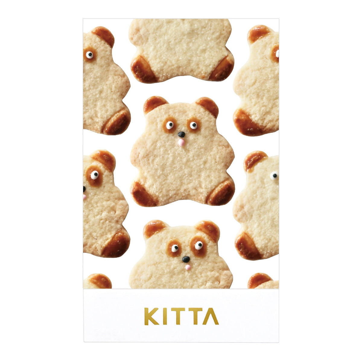 KITTA Portable Washi Decorative Tape - Basic - Cookies