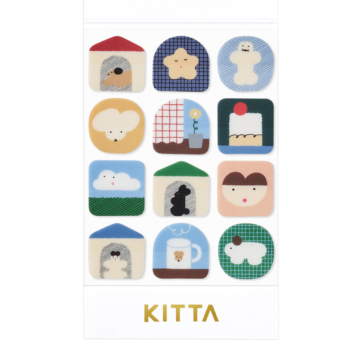 KITTA Portable Washi Decorative Tape - Clear - Home