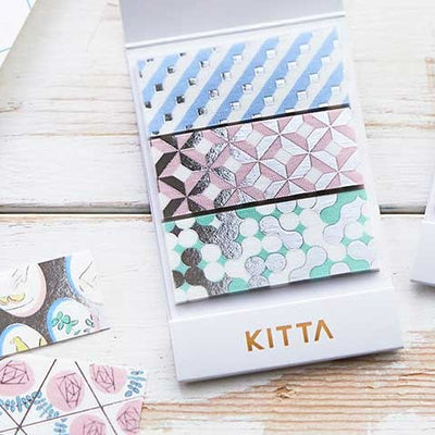 KITTA Portable Washi Decorative Tape - Wide - Geometry