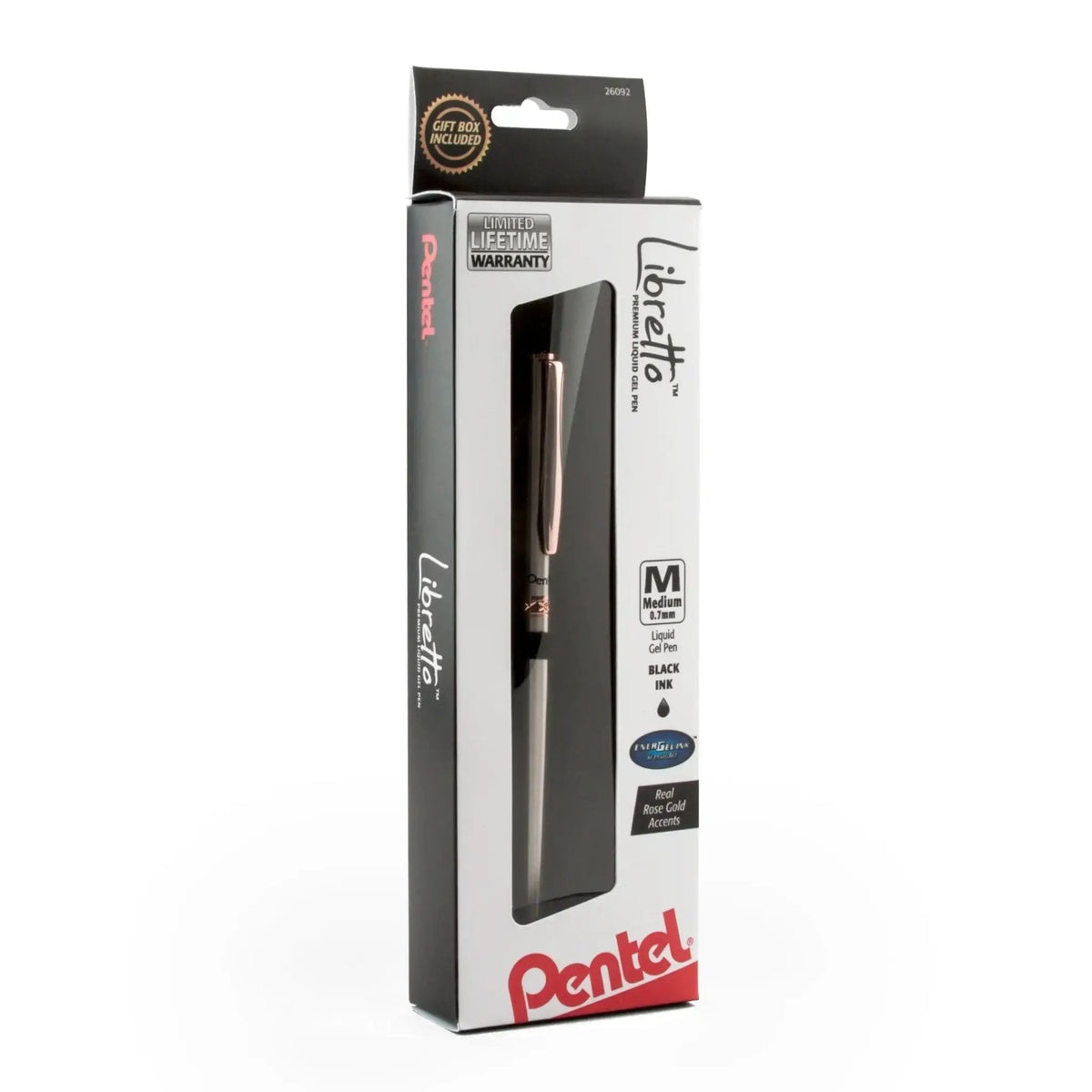 Pentel Libretto EnerGel Gel Pen - Rose Gold