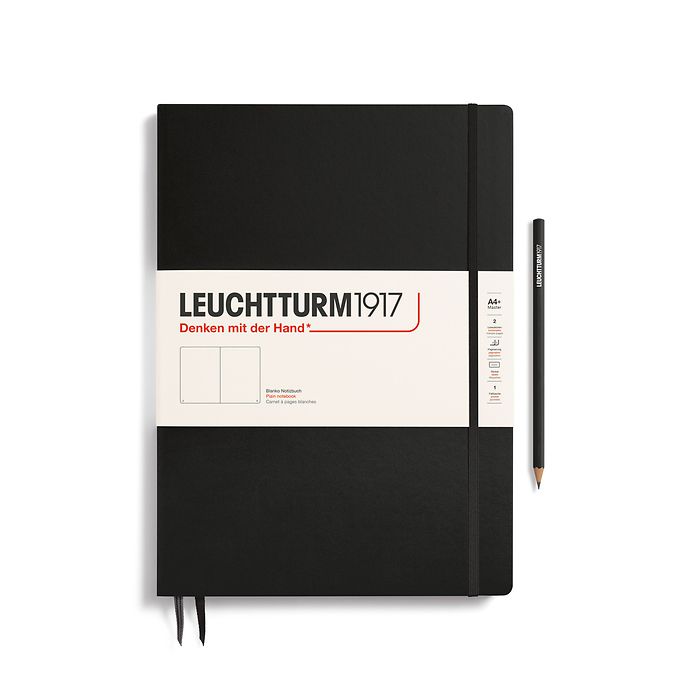 Leuchtturm A4+ Master Slim Hardcover Notebook - Plain