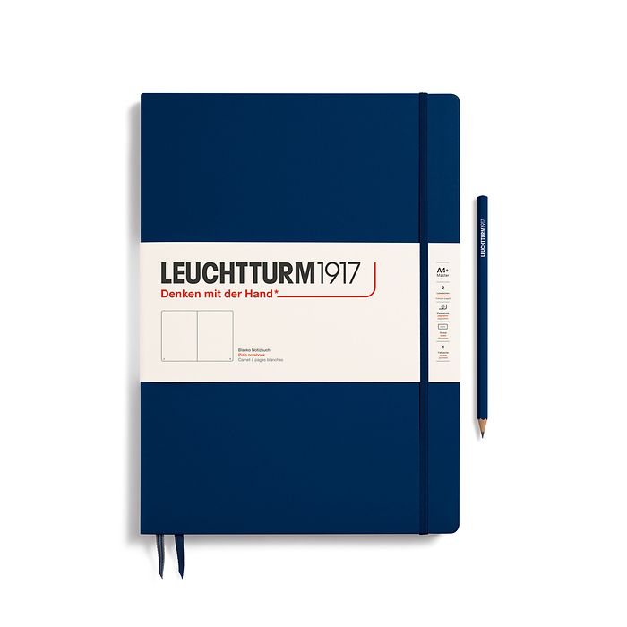 Leuchtturm A4+ Master Slim Hardcover Notebook - Plain