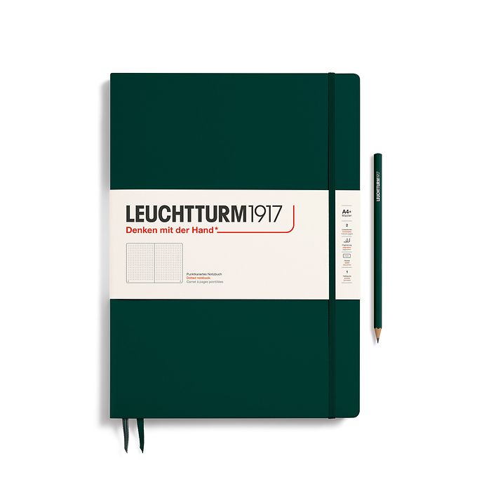 Leuchtturm A4+ Master Slim Hardcover Notebook - Dot Grid