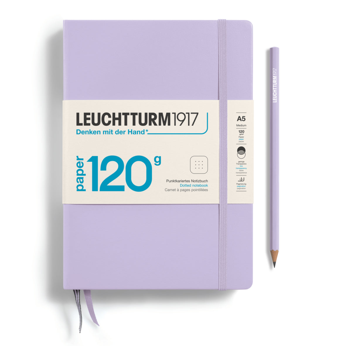 Leuchtturm A5 120g Hardcover Notebook - Dot Grid