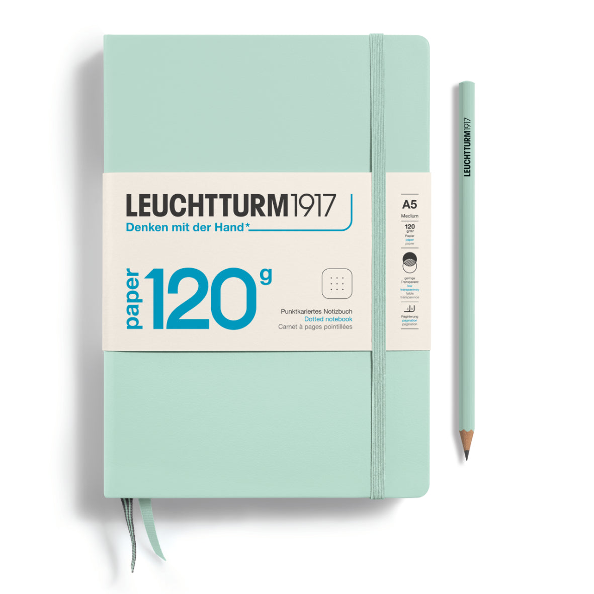 Leuchtturm A5 120g Hardcover Notebook - Dot Grid