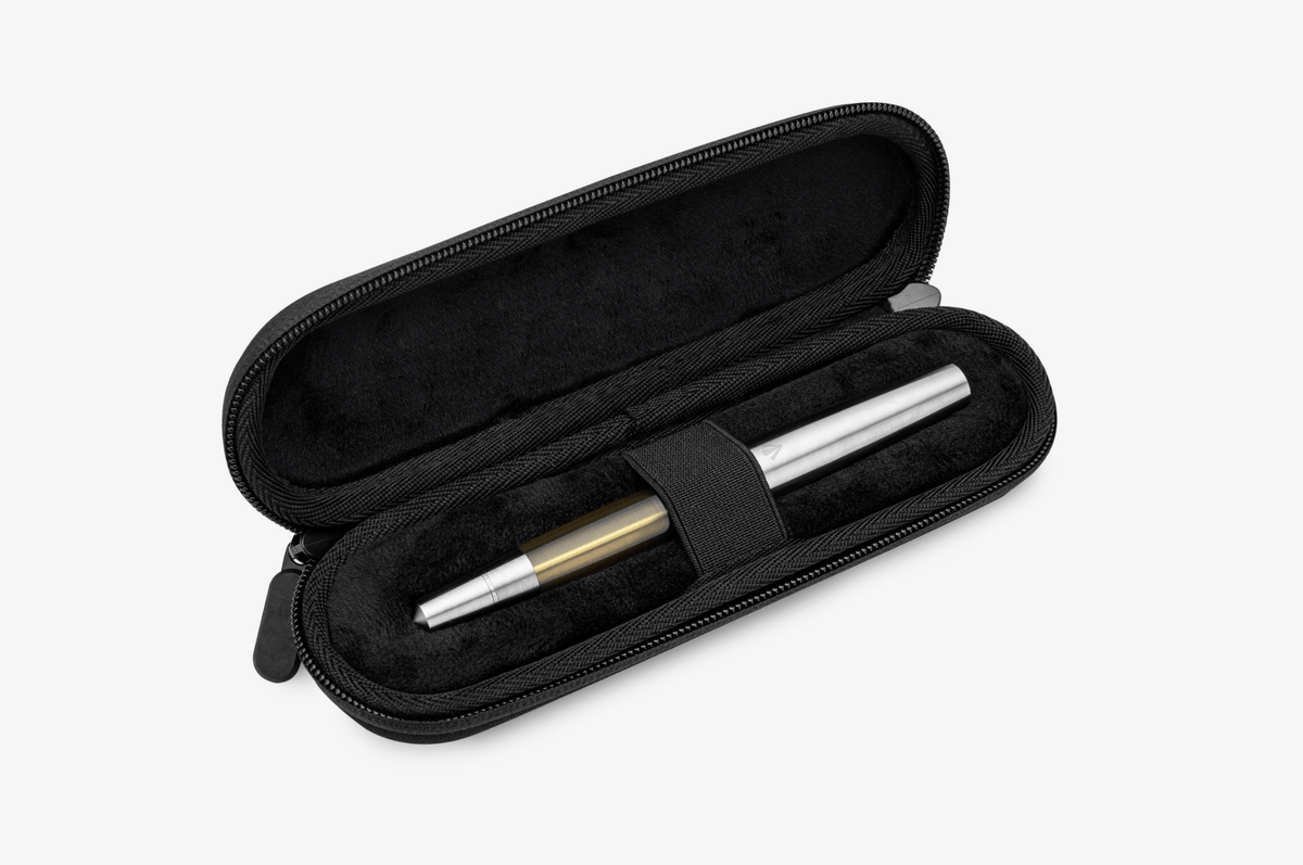 Gravitas Vac 2.0 Fountain Pen - Grade 5 Titanium Machine Finish