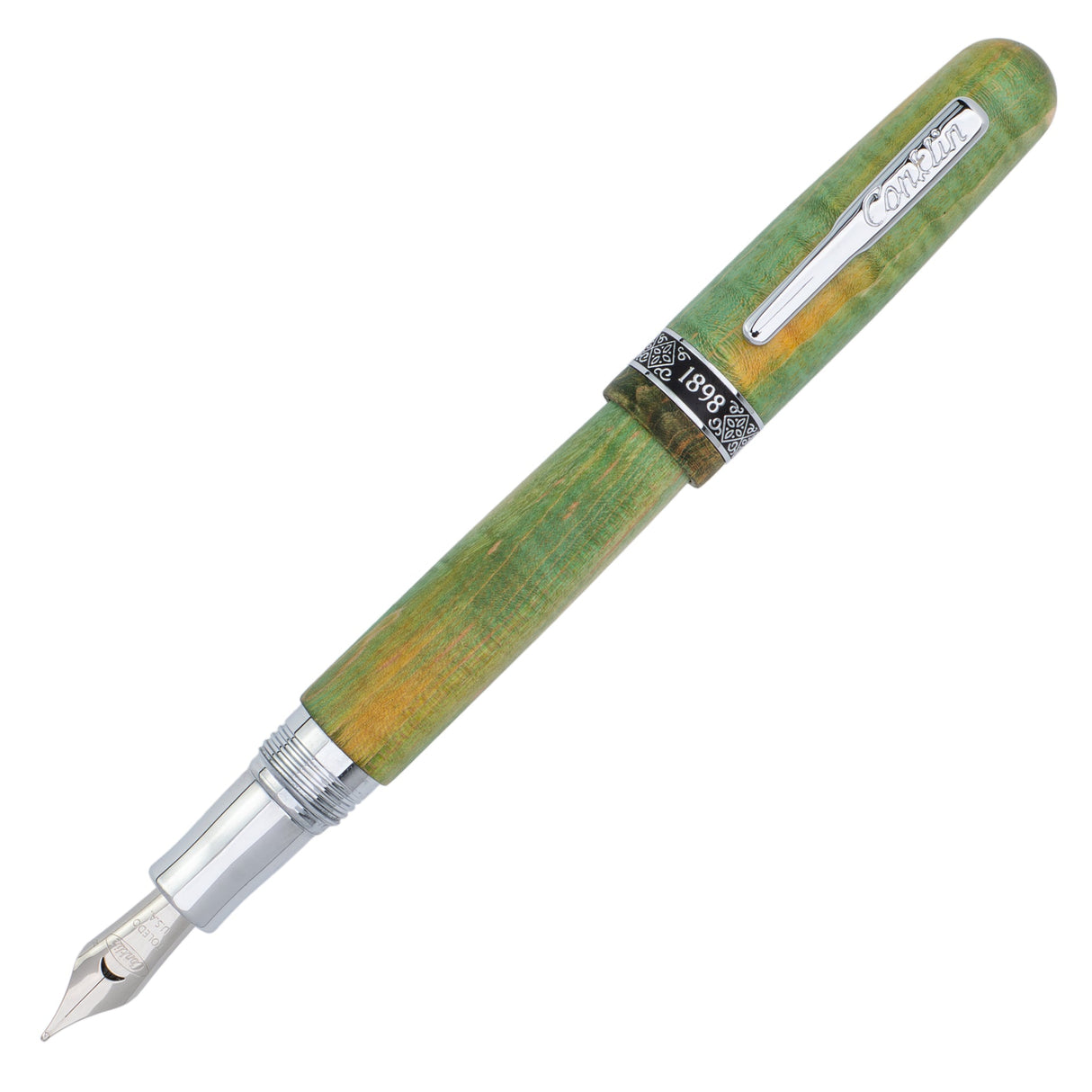 Conklin 1898 Stabilized Wood Fountain Pen - Matte Green (Limited Edition)