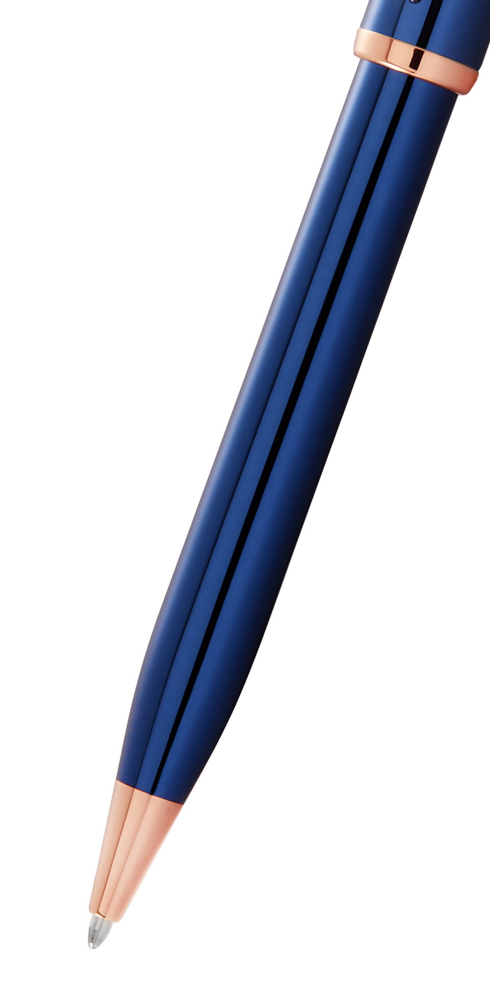 Century II Translucent Cobalt Blue Ballpoint Pen - view 2