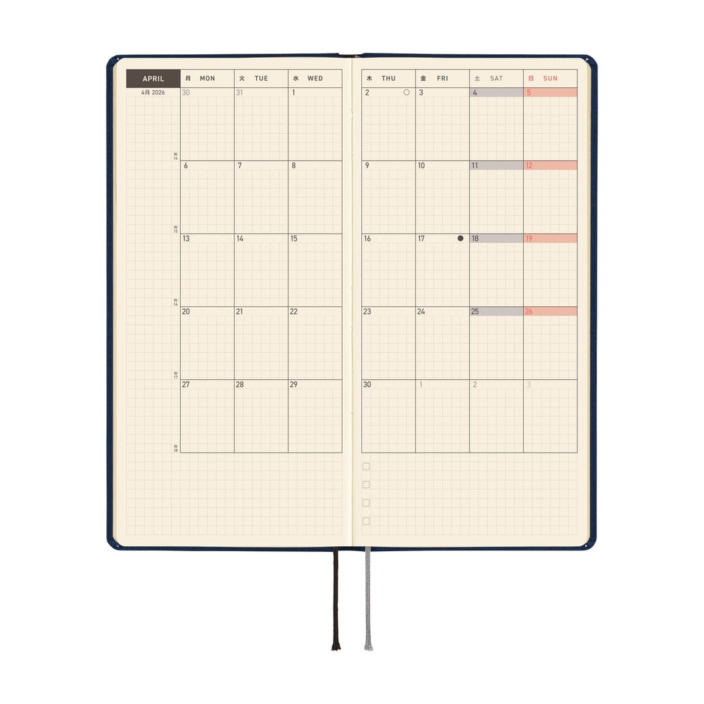 Hobonichi Techo Weeks - Colors: Cosmo Blue (April Start)
