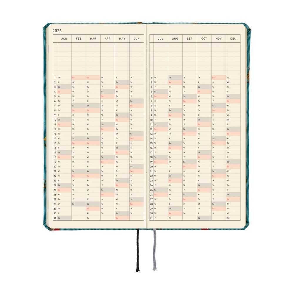 Hobonichi Techo Weeks - Bow & Tie: In the Forest (April Start)