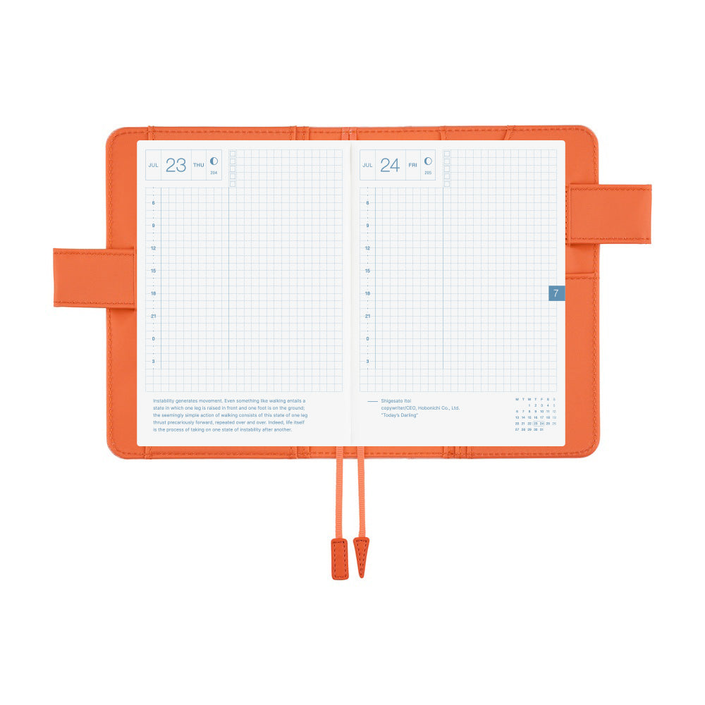 Hobonichi Techo A6 Original Planner Set - Colors: Airy Flamingo (April Start)