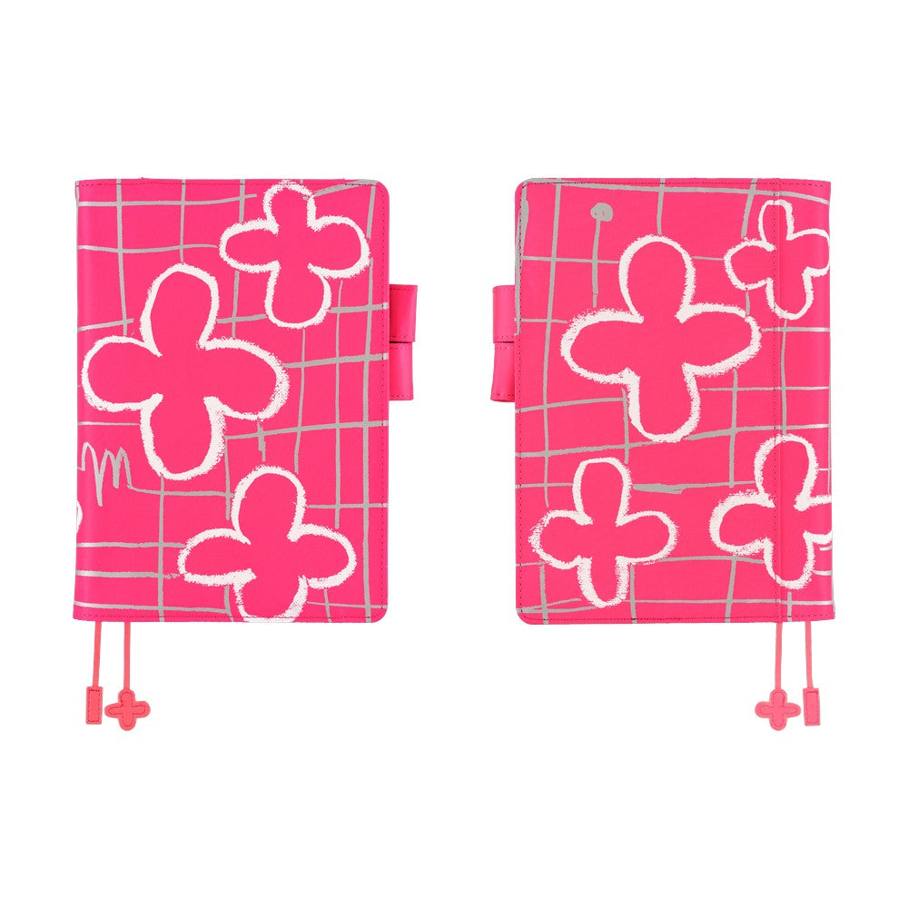 Hobonichi Techo A5 Cousin Planner Set - Makoto Matsubayashi: Pink Flowers (April Start)
